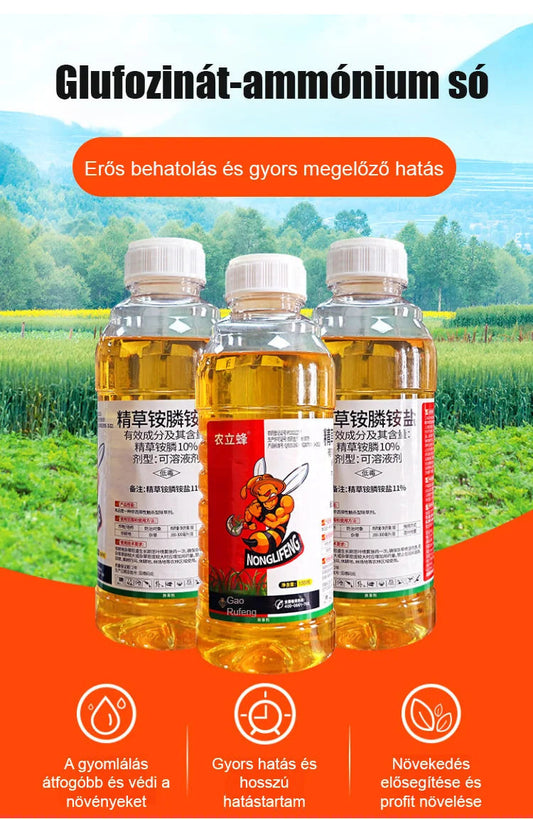 Biztonságos, egyszerűen használható és tartós növényvédő gyomirtó